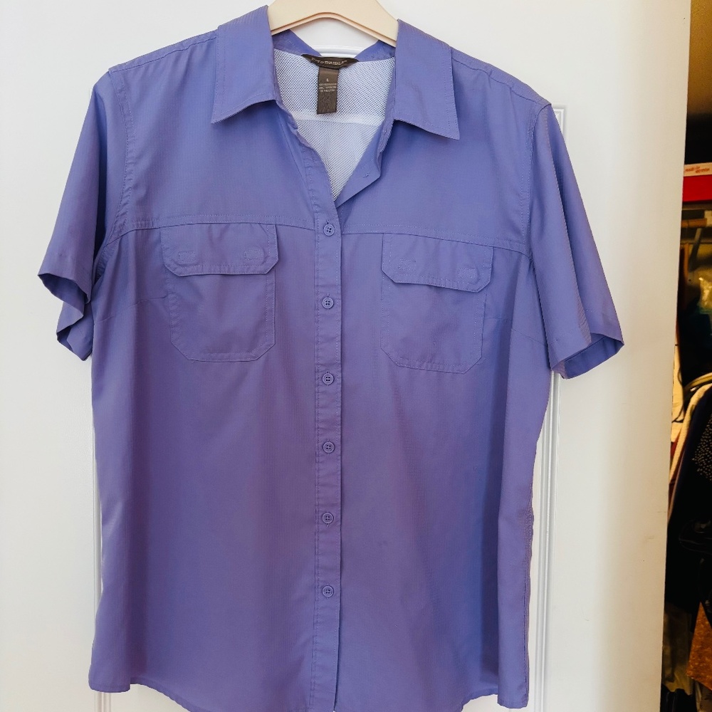 Brit & Bridle Camp shirt. Or biz blouse for hot days. Moisture webbing